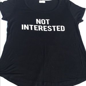 Black short sleeve t shirt